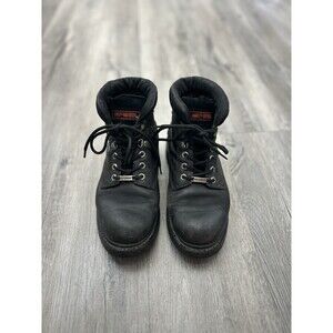 Harley Davidson Badlands Men's Motorcycle Boots Black US Size 9 Model 81005